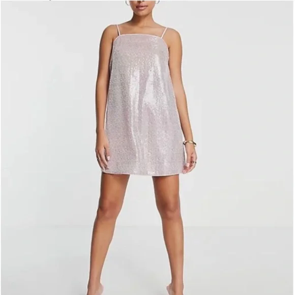 & other stories glitter dress Lauren Sweetheart A-Line Glitter Sequin Dress in Wine | Size: 13 | Tulle Fabric/Satin Fabric main image 1